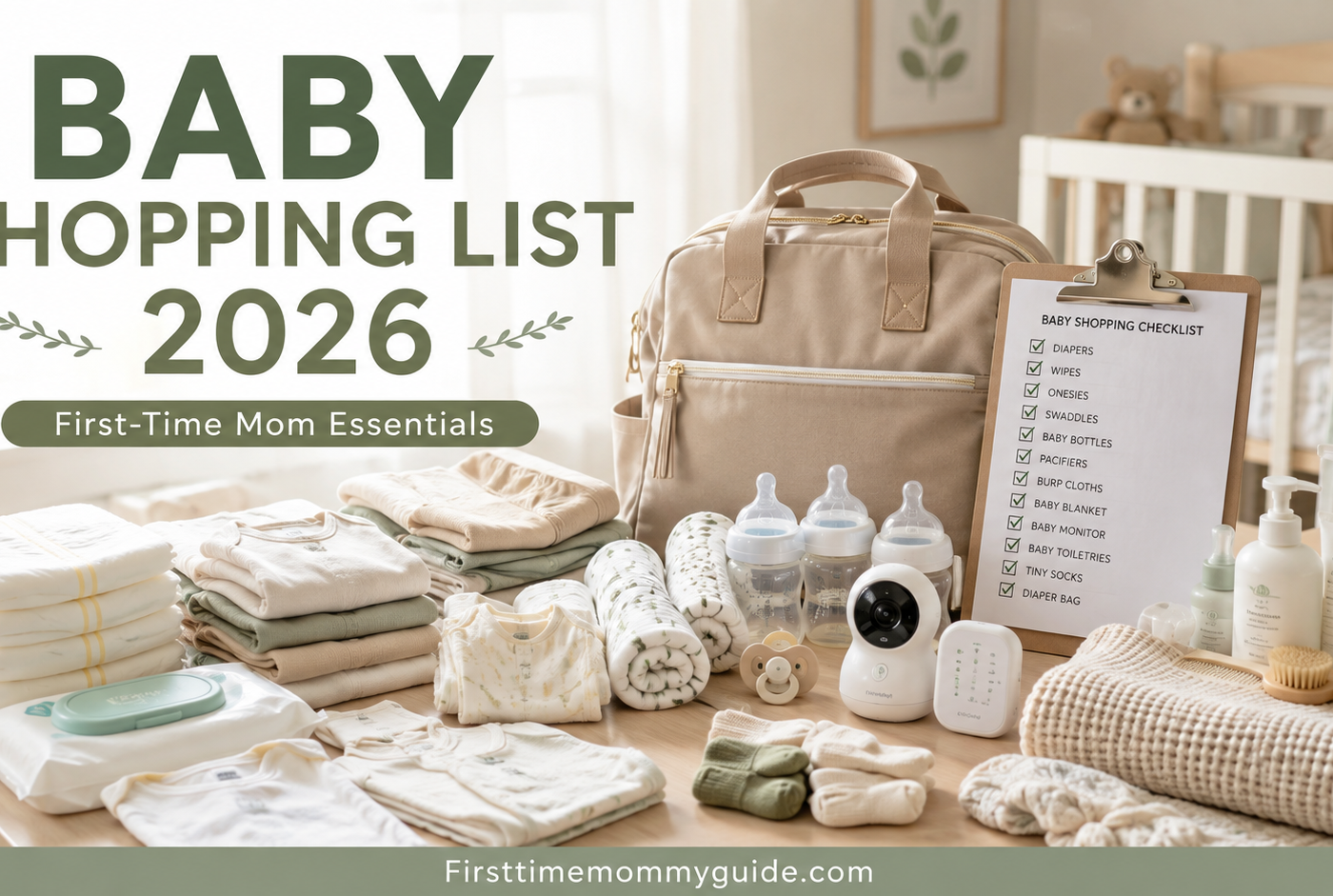 Baby Shopping List for First-Time Moms: The Complete 2026 Checklist