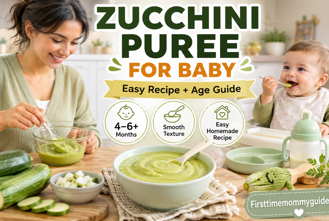 Zucchini Puree for Baby: Easy Recipe & Age Guide
