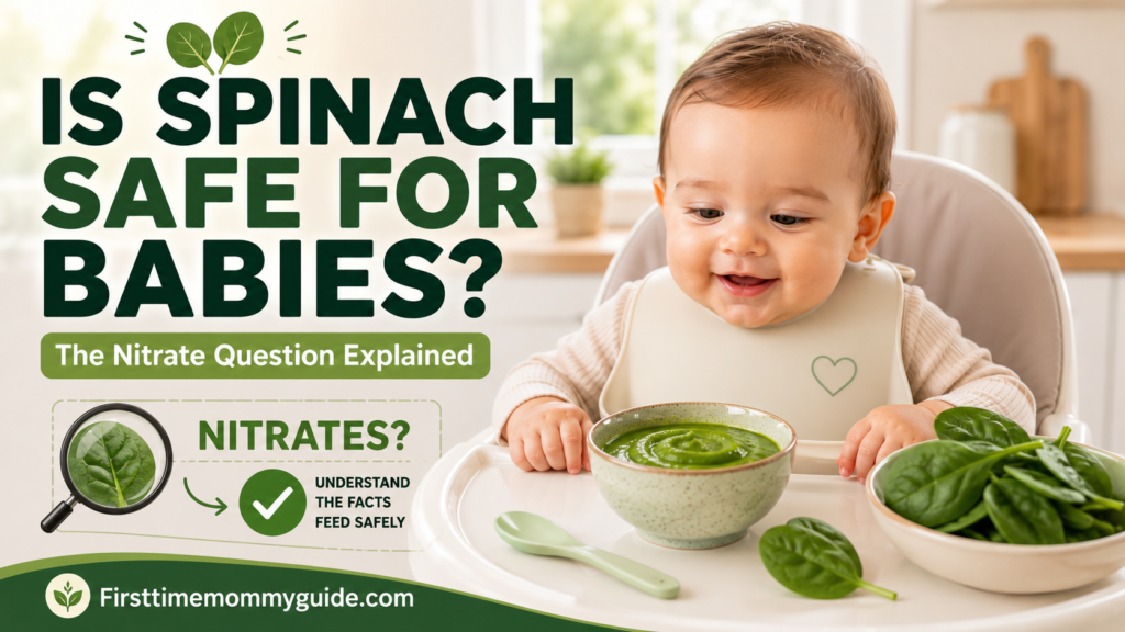 Spinach Puree for Baby: Safe Recipe, Nitrate Facts & Age Guide