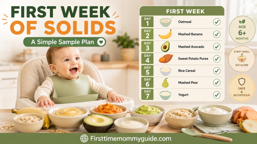 First Foods for Baby at 6 Months: A Complete Guide to Starting Solids 2026