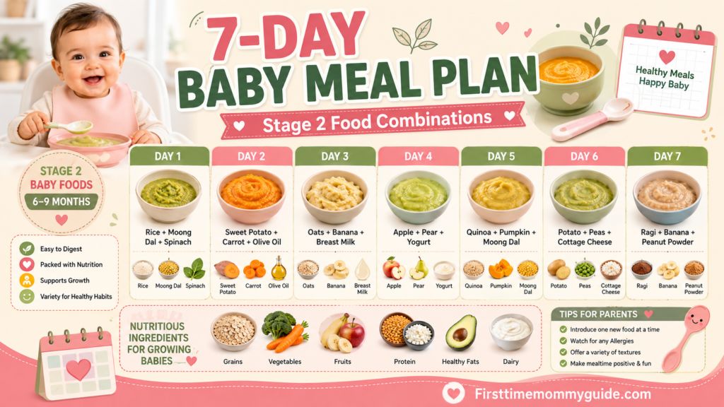 Best Baby Food Combinations: A Complete Age-by-Age Guide for Parents 2026