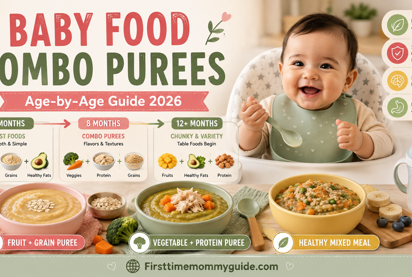 Baby Food Combo Purees: The Complete Age-by-Age Guide 2026