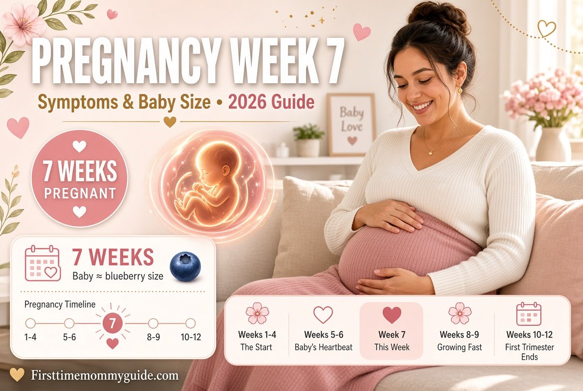 Pregnancy Week By Week 7: Symptoms & Baby Size 2026
