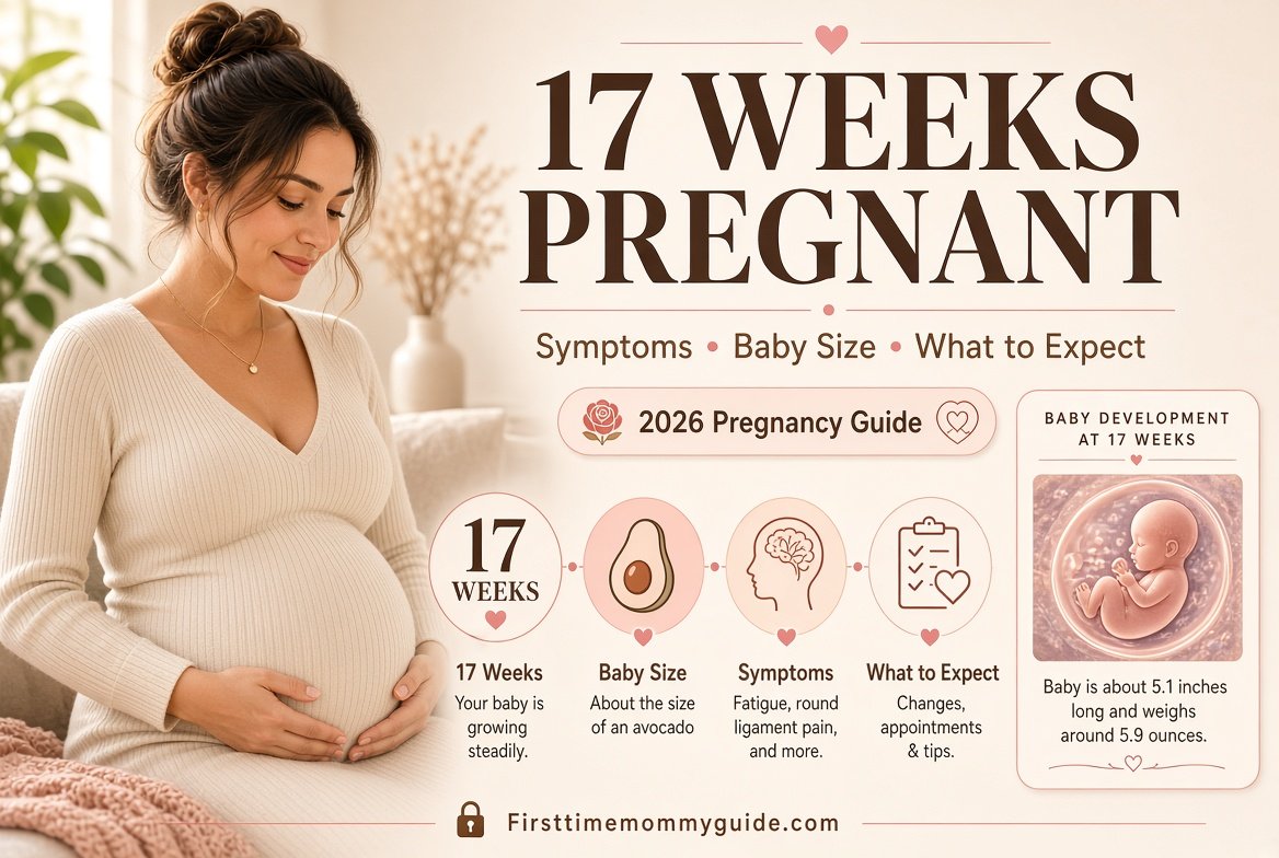 17 Weeks Pregnant: Symptoms, Baby Size & What to Expect 2026