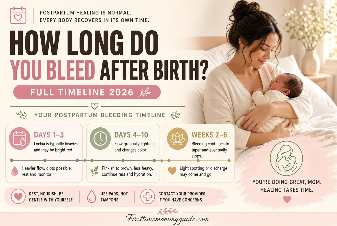How Long Do You Bleed After You Give Birth? Full Timeline Guide 2026
