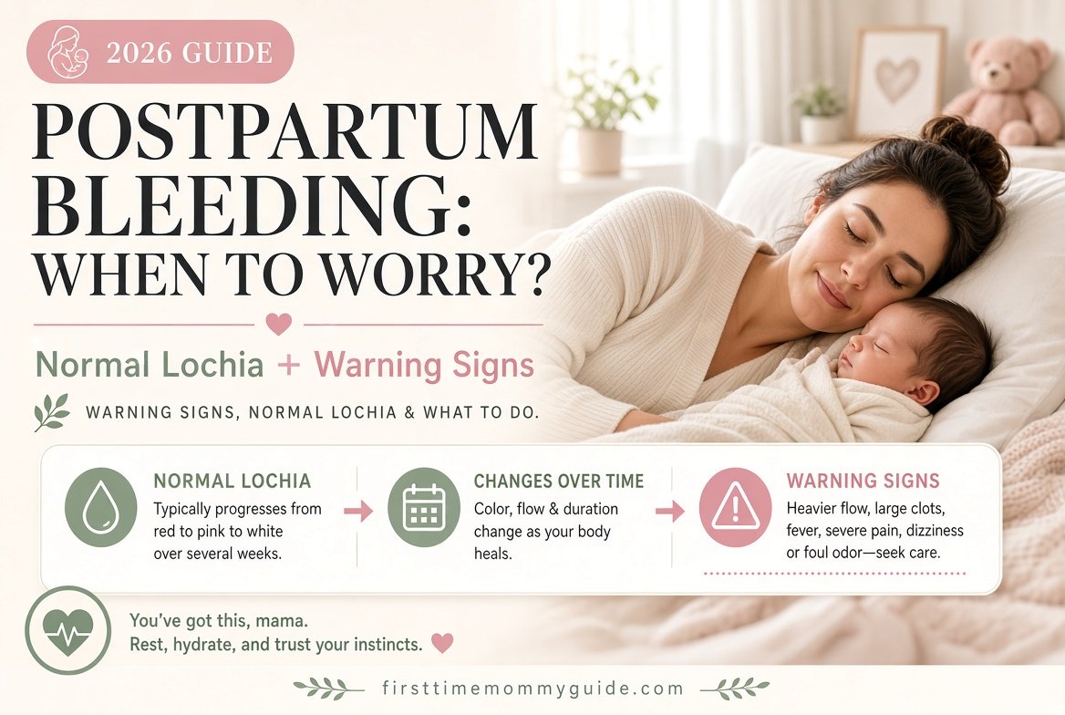 Postpartum Bleeding When to Worry: Warning Signs, Normal Lochia & What to Do 2026