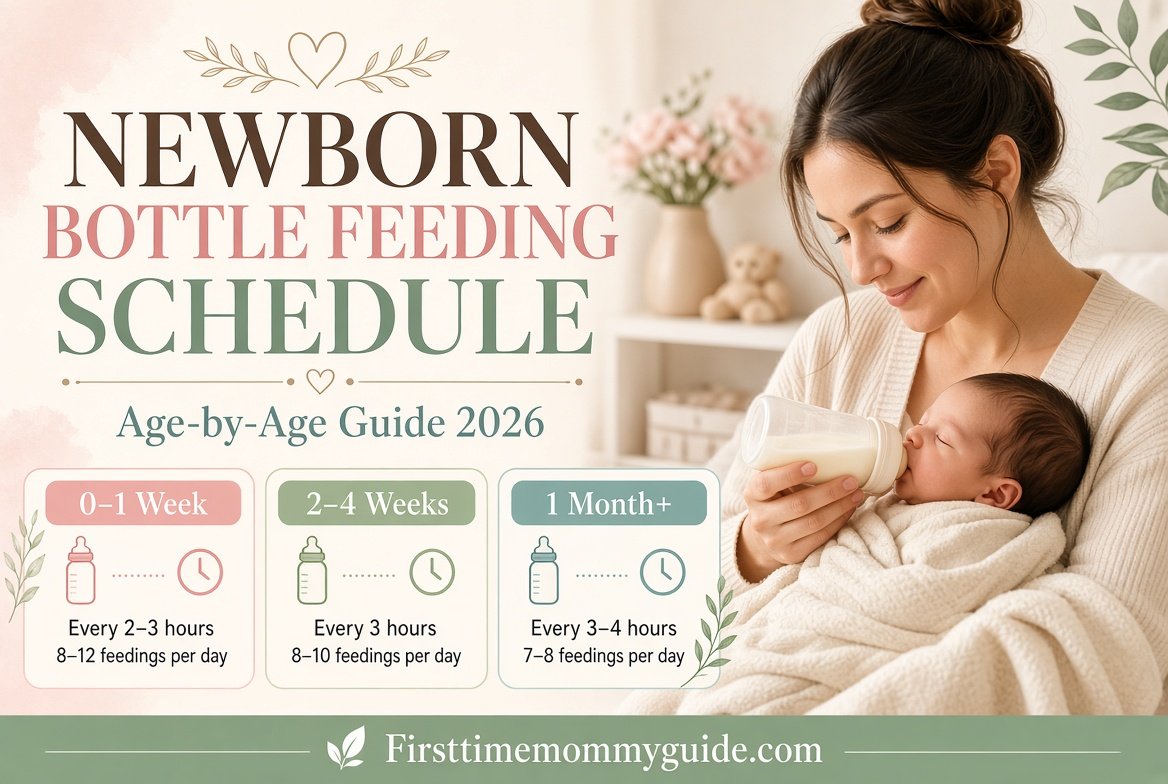 Bottle Feeding Schedule Newborn: Complete Age-by-Age Guide 2026
