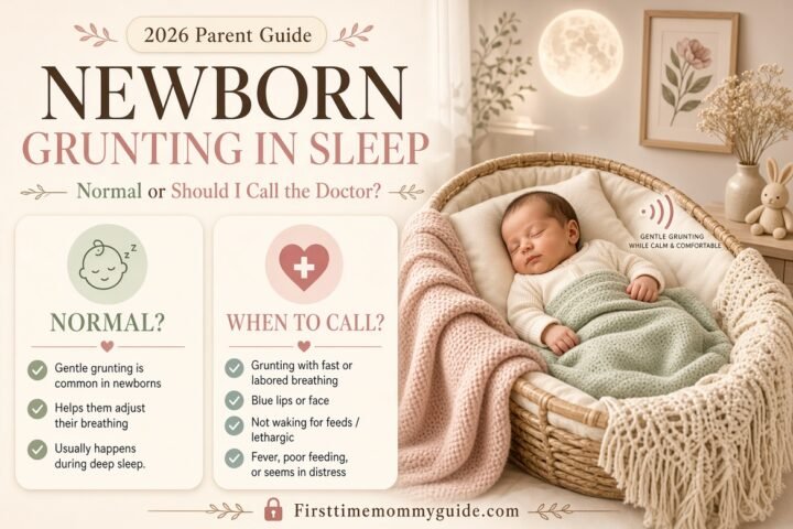 Newborn Grunting in Sleep Normal or Should I Call the Doctor? A Complete Parent Guide 2026
