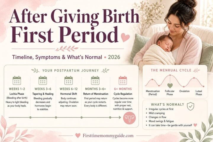 After Giving Birth First Period: Timeline, Symptoms & What's Normal 2026