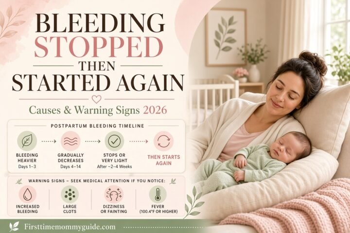 Bleeding After Birth Stopped Then Started Again: Causes and Warning Signs 2026