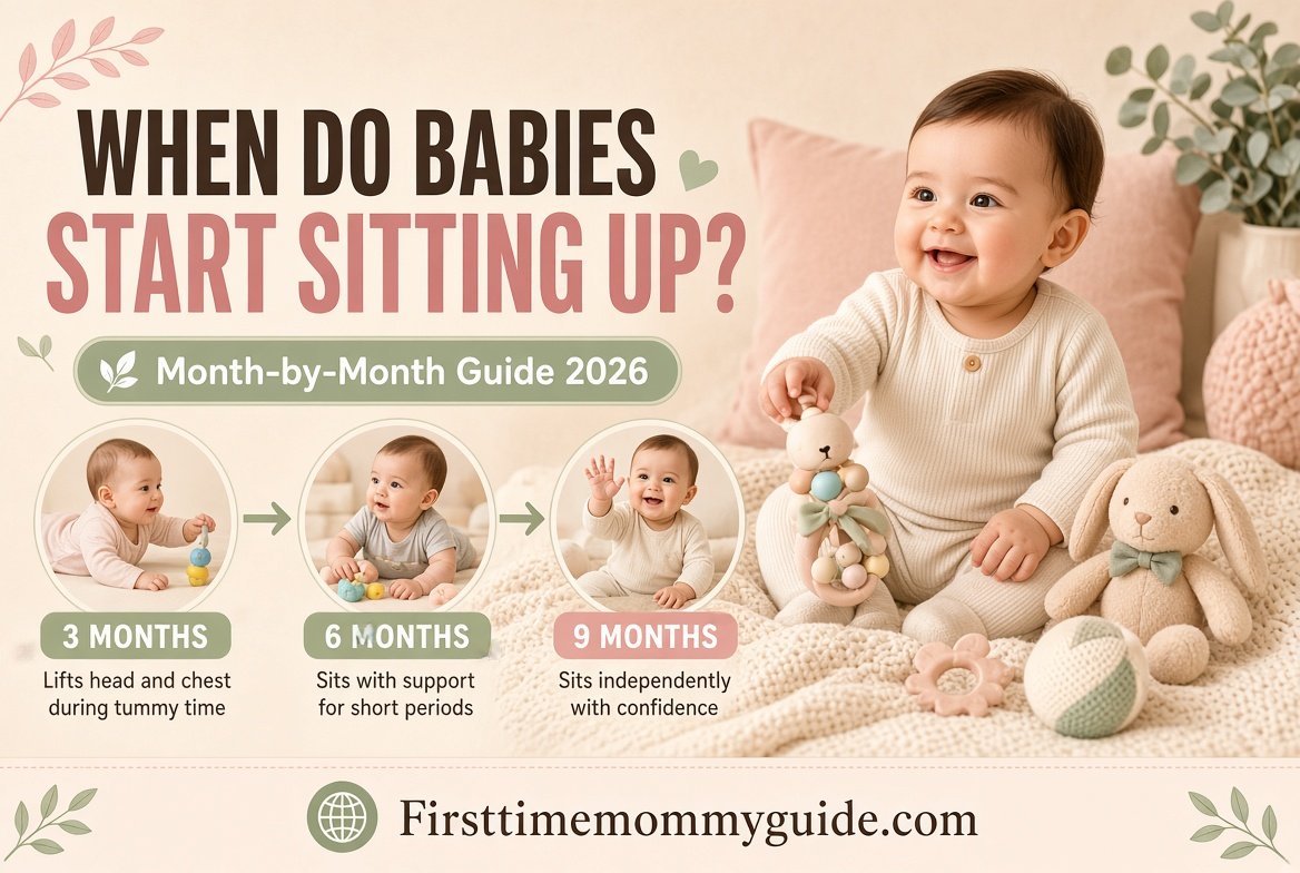 When Do Babies Start Sitting Up? Month-by-Month Milestone Guide 2026