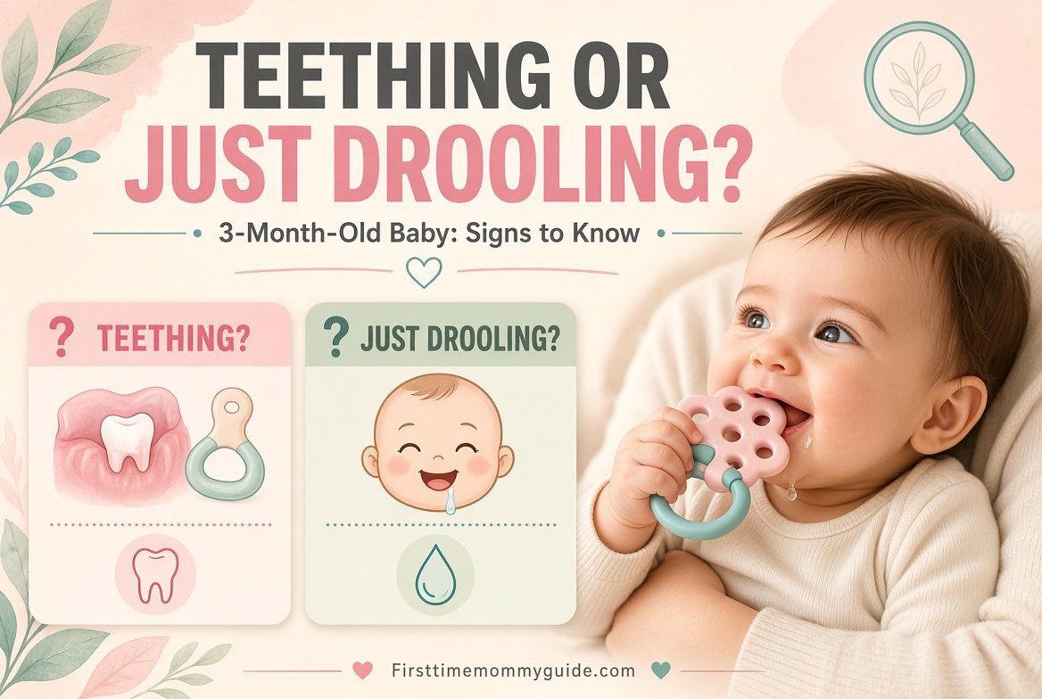 Is My 3 Month Old Teething or Just Drooling? Signs, Differences and What to Do 2026