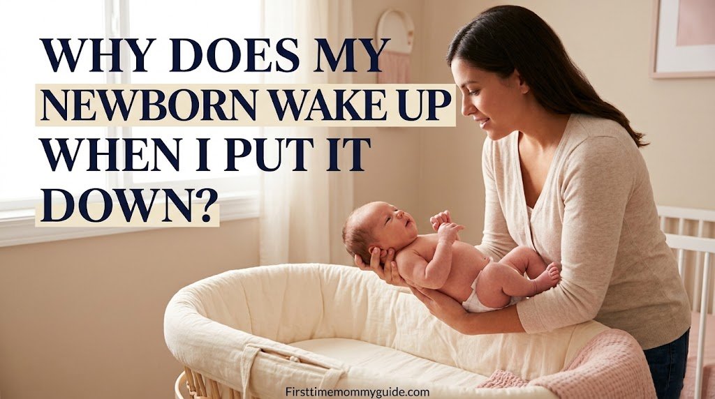 Why Does My Newborn Wake Up Every Time I Put Him Down? Real Causes and Safe Fixes 2026
