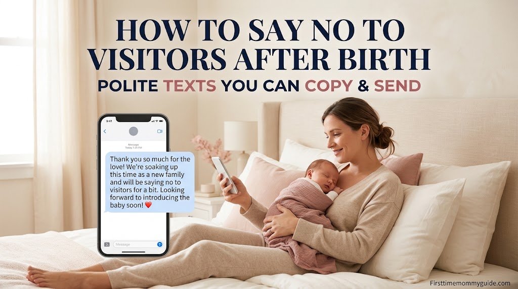 How to Say No to Visitors After Giving Birth Text Examples: Polite Scripts You Can Copy and Send 2026