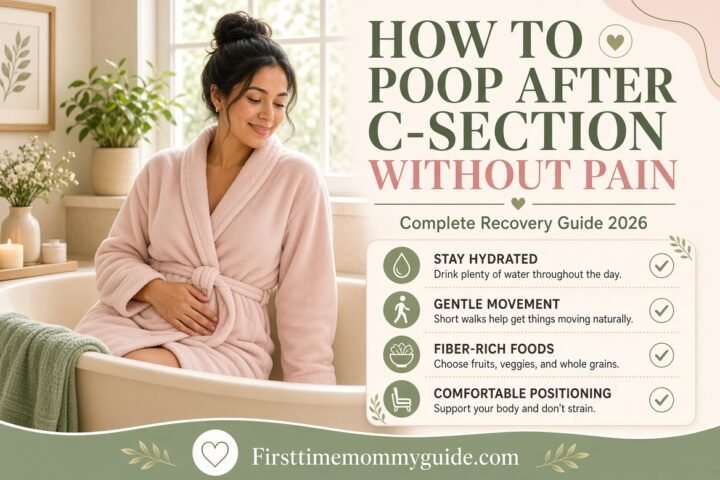 How to Poop After C Section Without Pain: Complete Recovery Guide for New Moms 2026